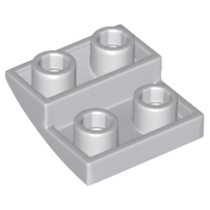 Dakpan, Gebogen 2x2 omgekeerd Light Bluish Gray